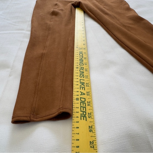 SPANX Faux Suede Leggings Caramel Size 2X - Picture 10 of 11